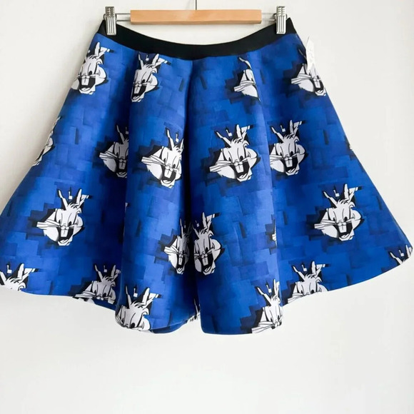 Iceberg Bugs Bunny Print Mini  Skater Skirt M - Picture 4 of 7